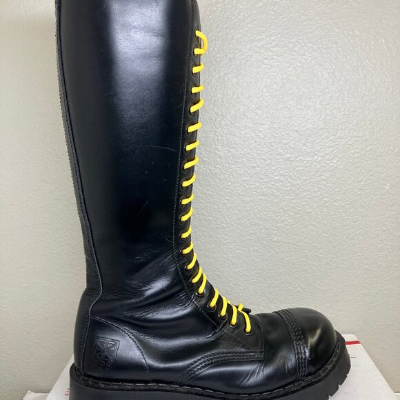 England Steel Toe NPS boots Wmns. US 8.5 solovair 20-eye gripfast dr. martens oi - Picture 5 of 16